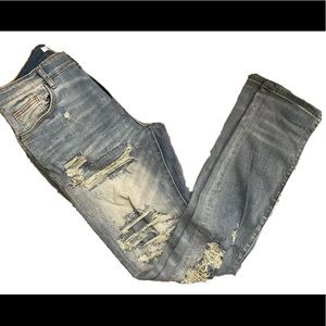 NWOT Embellish NYC Distressed Blue Jeans